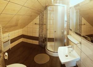 Kúpeľňa v ubytovaní DW Basia pokoje i apartament