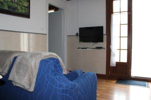 TV a/nebo společenská místnost v ubytování Apartamento Rural Oizalde