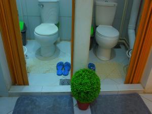 Koupelna v ubytování Shejoje Poshtel Hostel