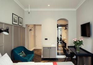 Area tempat duduk di Kollmann Rooms and Apartments