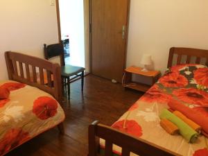 Voodi või voodid majutusasutuse Zagradge I.N. apartments toas
