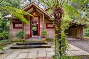 Zahrada ubytování Arcadia Cottages