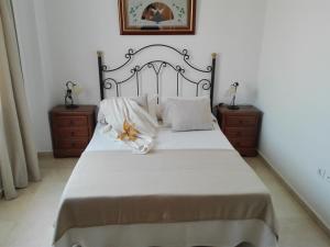 Postel nebo postele na pokoji v ubytování El Mirador de Vejer