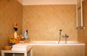 A bathroom at B&B Le Colline Country House