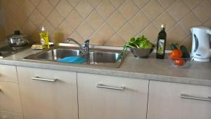 Kuchyň nebo kuchyňský kout v ubytování Apartments Krušvina
