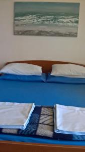 Postel nebo postele na pokoji v ubytování Apartments Krušvina