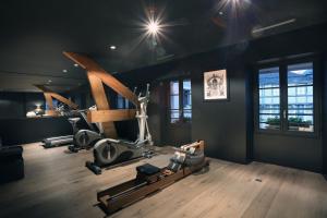 Fitness centrum a/nebo fitness zařízení v ubytování Petit Hôtel Confidentiel