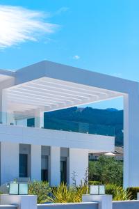 O vedere generală la munți sau o vedere la munte luată de la acest apartament