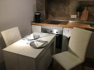 Kuchyň nebo kuchyňský kout v ubytování La Pinilla Ski Apartment