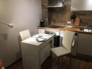 Kuchyň nebo kuchyňský kout v ubytování La Pinilla Ski Apartment