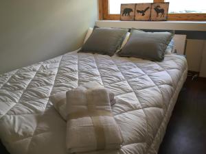 Postel nebo postele na pokoji v ubytování La Pinilla Ski Apartment