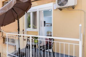 Balkón alebo terasa v ubytovaní Rooms Albachiara