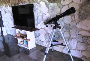 A television and/or entertainment center at Aitutaki Escape
