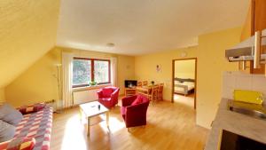 Posezení v ubytování Haus Nova am Bollerberg