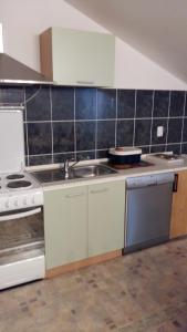 Kuchyňa alebo kuchynka v ubytovaní Apartman GRL