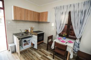 Kuchyň nebo kuchyňský kout v ubytování Apartments Phoenix