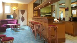 Ruang duduk di Hôtel les Berges