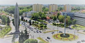 Pohľad z vtáčej perspektívy na ubytovanie Apartament Raz Dwa Trzy