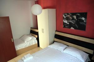 Voodi või voodid majutusasutuse Hotel Princi i Vogel toas
