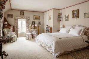 Postel nebo postele na pokoji v ubytování La Marcotte - Pierres d'Histoire
