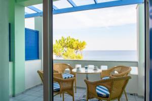 Μπαλκόνι ή βεράντα στο Sea Breeze Apartments Chios