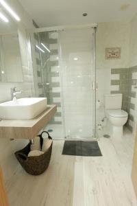 Kúpeľňa v ubytovaní vivienda vieja cepa