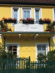 Balkón alebo terasa v ubytovaní Hotel Pension Alte Mühle