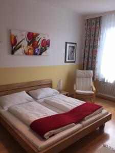 Posteľ alebo postele v izbe v ubytovaní Hotel Pension Alte Mühle