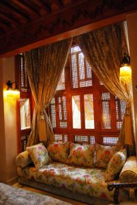 Istumisnurk majutusasutuses Riad Flam & Spa