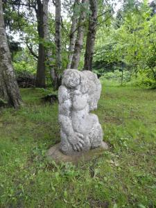 Vonkajšia záhrada v ubytovaní Penzion Ve Vile