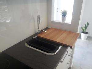 Kuchyň nebo kuchyňský kout v ubytování Apartments Villa Plava