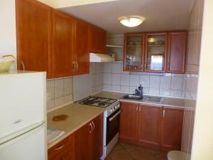 Kuchyň nebo kuchyňský kout v ubytování Apartments Vila Lavanda
