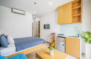 TV/trung tâm giải trí tại Babylon D3 Serviced Apartment