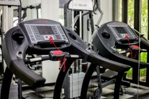 Fitness centrum a/nebo fitness zařízení v ubytování Aruntara Riverside Boutique Hotel