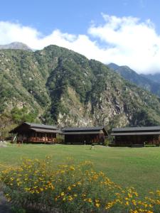 a scenic view of a scenic view of a mountain range at Taroko Village Hotel in Fushi