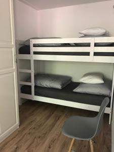 Dviaukštė lova arba lovos apgyvendinimo įstaigoje Apartment Kandern