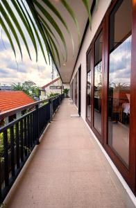Balkón nebo terasa v ubytování Bali Full Moon Guest House
