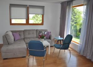 Χώρος καθιστικού στο Country house Garden