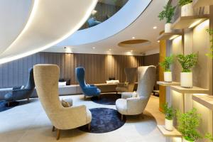 A seating area at Hotel Condes de Barcelona