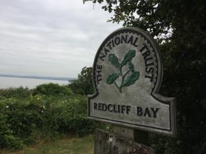a sign for a red butterfly day at a red cliff bay at The Nook @ Drop Anchor in Portishead