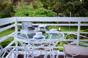 A balcony or terrace at Villa Kiza Apartments