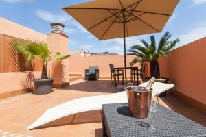 Balkón nebo terasa v ubytování Luxury Rooftop - Space Maison Apartments