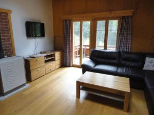 TV a/nebo společenská místnost v ubytování Chalet Julian