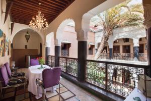 Balkón nebo terasa v ubytování Riad Zanzibar