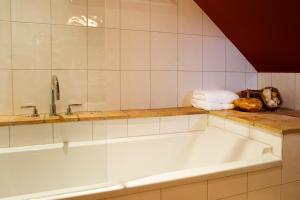 Koupelna v ubytování Pension La Casa dei Colori