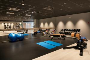 Het fitnesscentrum en/of fitnessfaciliteiten van Tangla Hotel Brussels