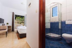 Koupelna v ubytování Guesthouse Vakans