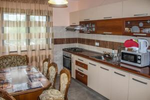 Kuchyň nebo kuchyňský kout v ubytování Casa Bocskai-Vendégház