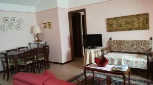 A television and/or entertainment centre at Casale Montemoro