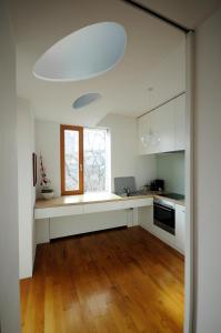 A kitchen or kitchenette at Architectural City Loft